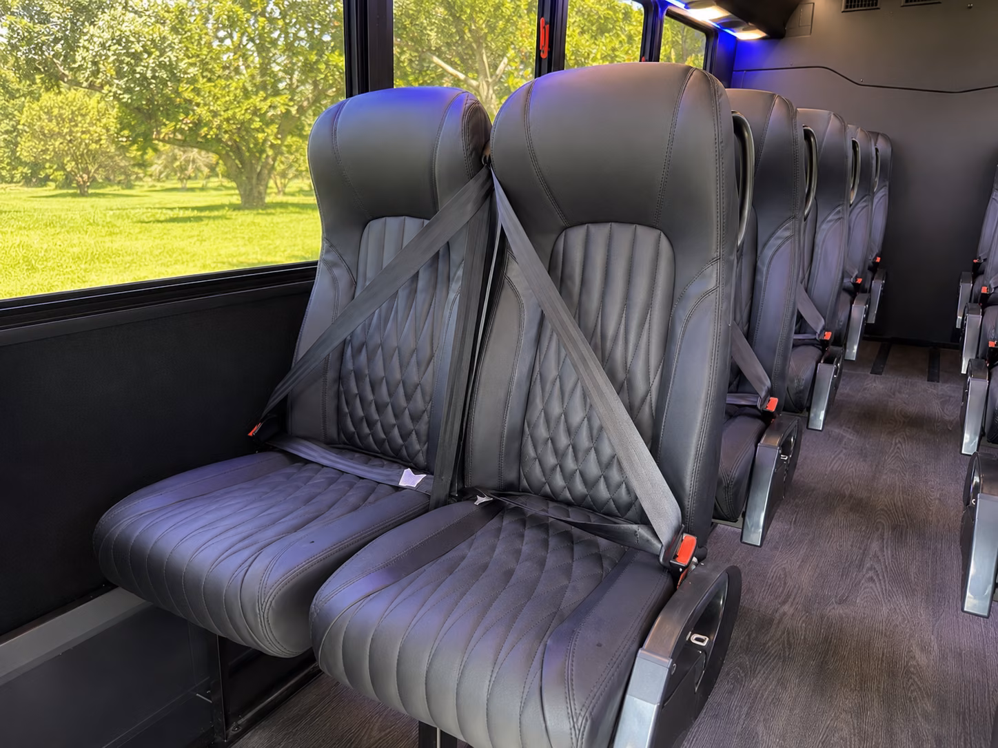 livermore corporate event transportation onboard seating